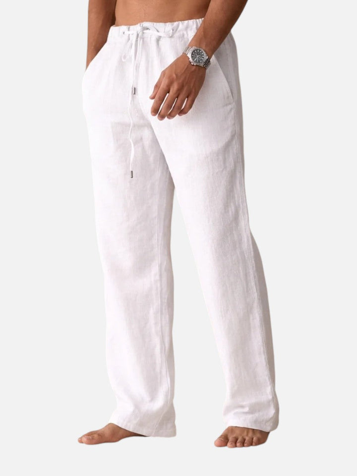 Men’s Linen Look Trousers – Relaxed Summer Style