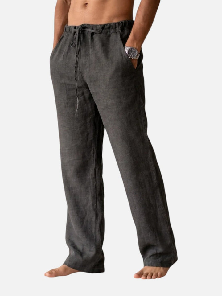 Men’s Linen Look Trousers – Relaxed Summer Style