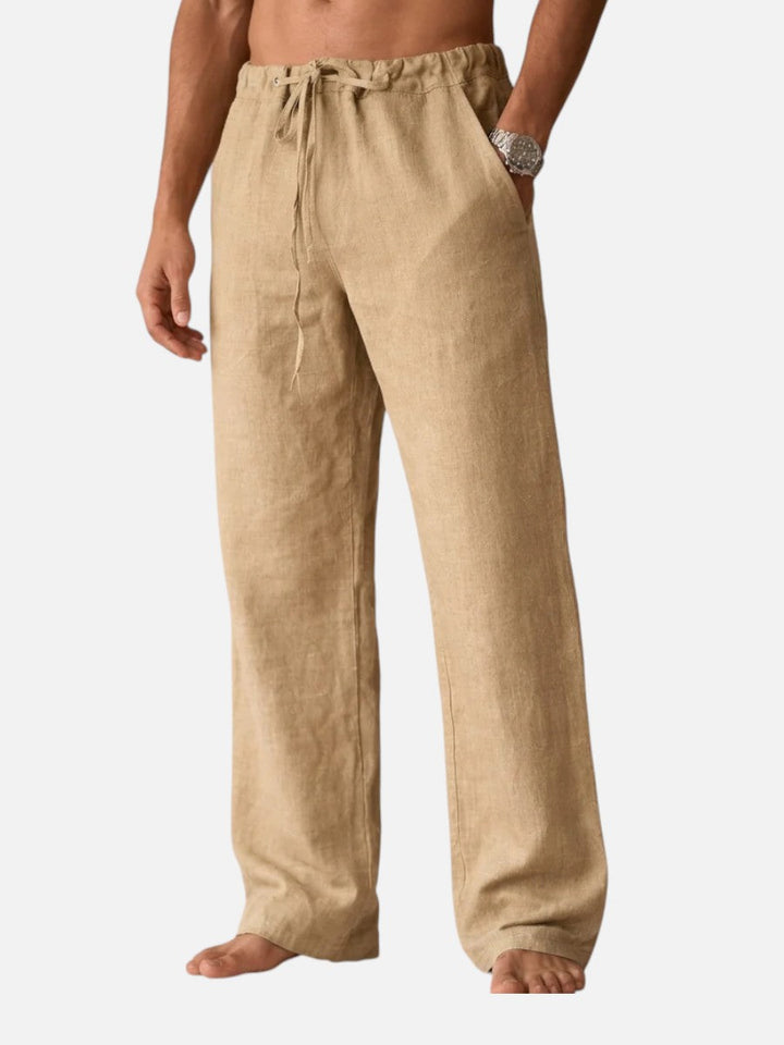 Men’s Linen Look Trousers – Relaxed Summer Style