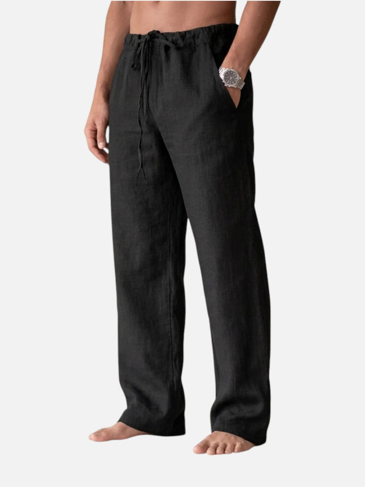 Men’s Linen Look Trousers – Relaxed Summer Style