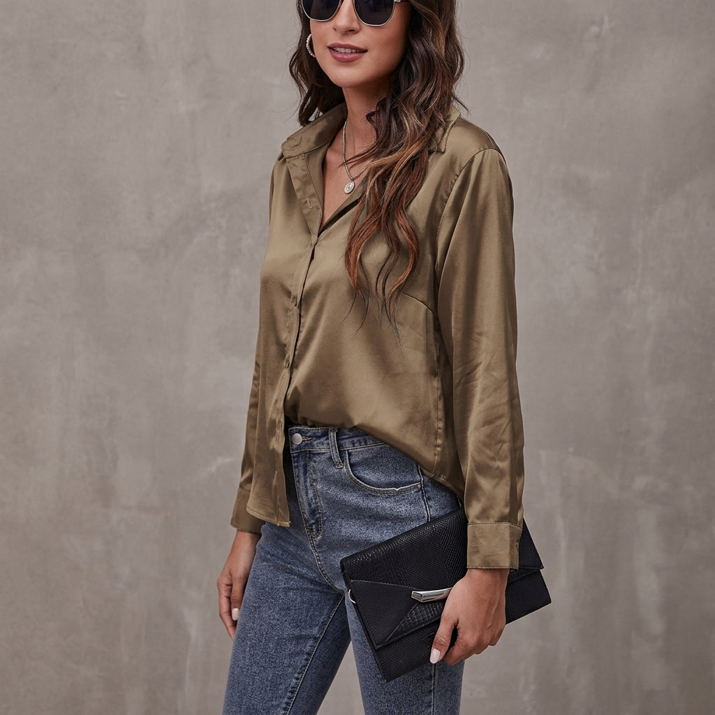 Elvina Silk Shirt - photo 1