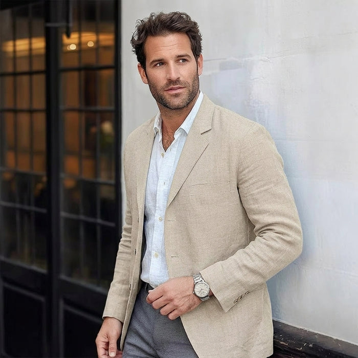 Verona Linen-Blend Blazer