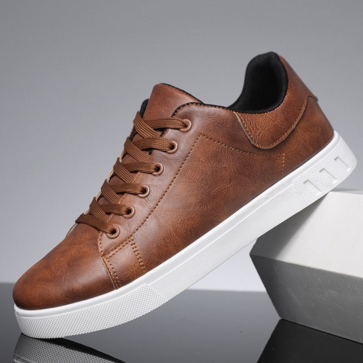 Vance Leather Trainers