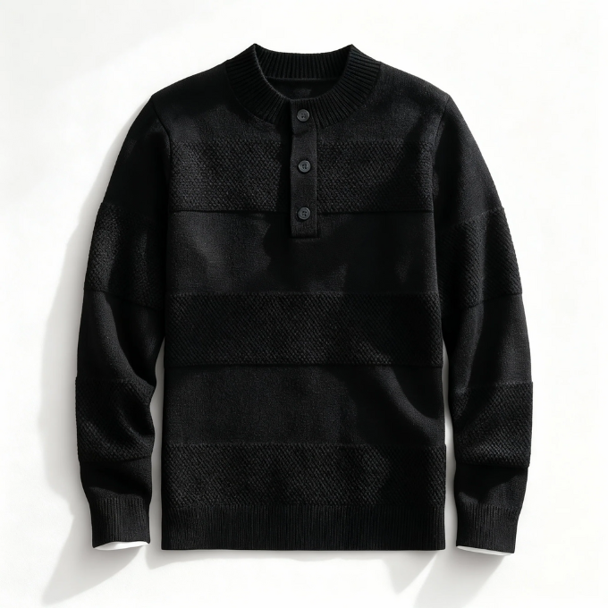 The Henley Wool Sweater