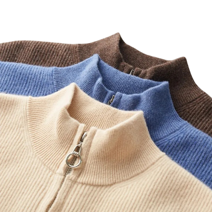 Whitford Cashmere Zip Knit
