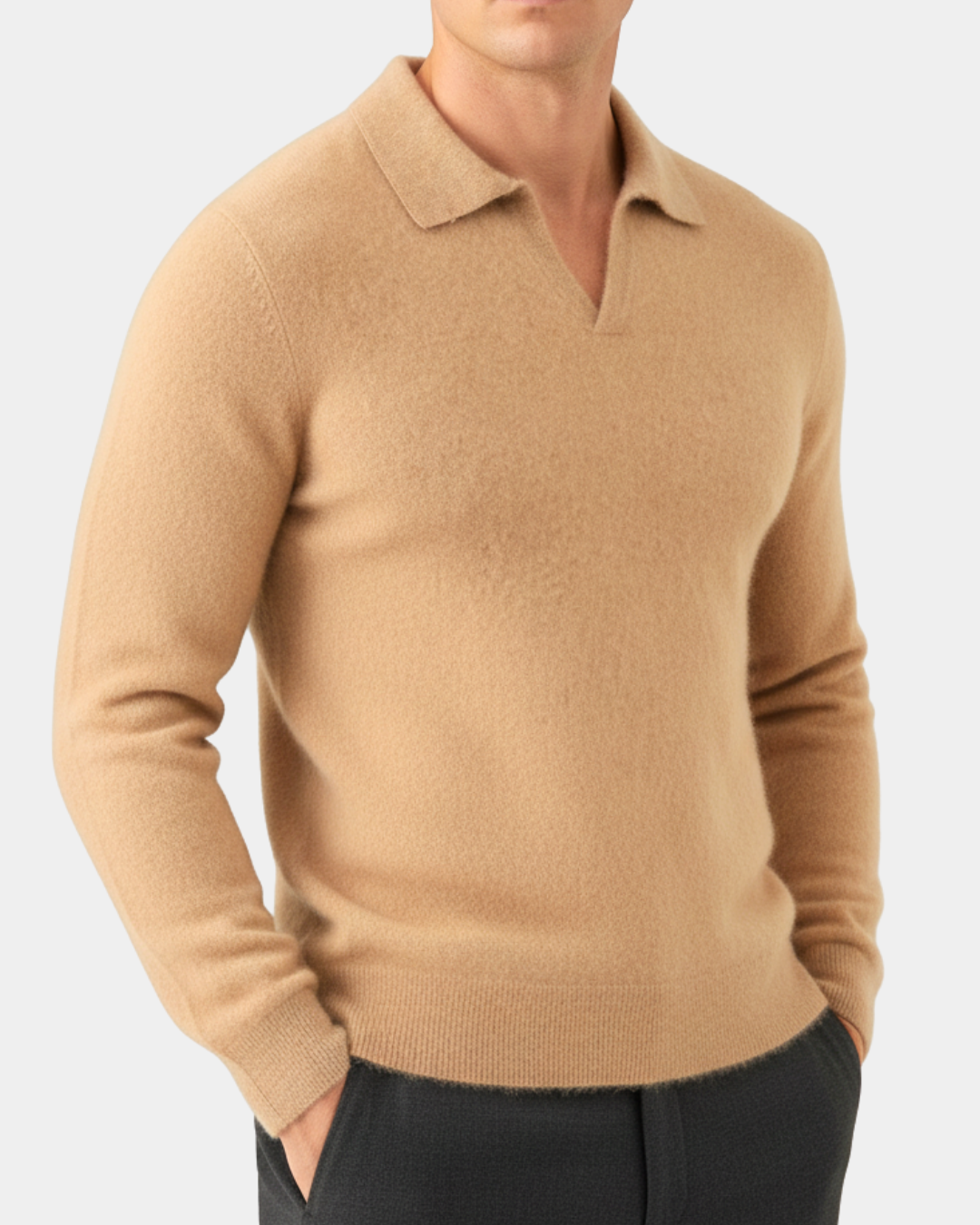Ashford Cashmere Polo Sweater