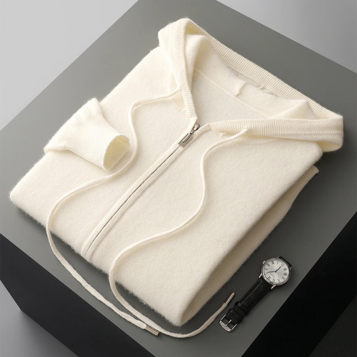Harrow Cashmere Zip Hoodie