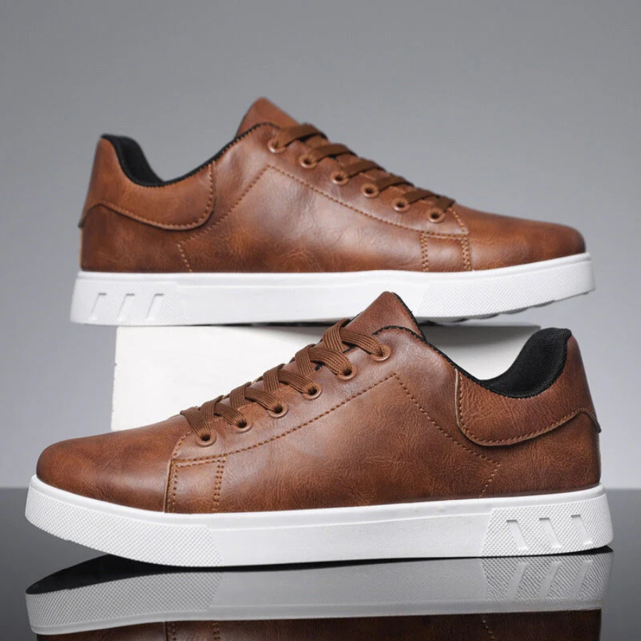 Vance Leather Trainers