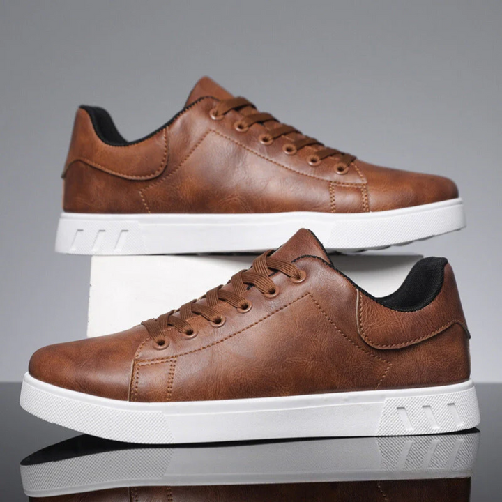 Vance Leather Trainers