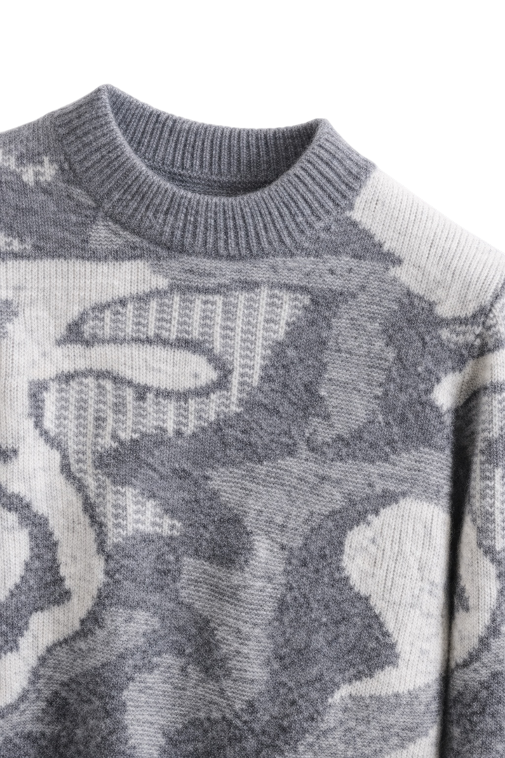 Valen Jacquard Maison Cashmere Sweater