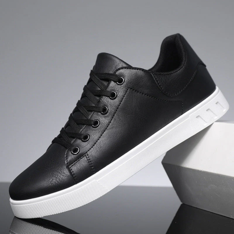 Vance Leather Trainers