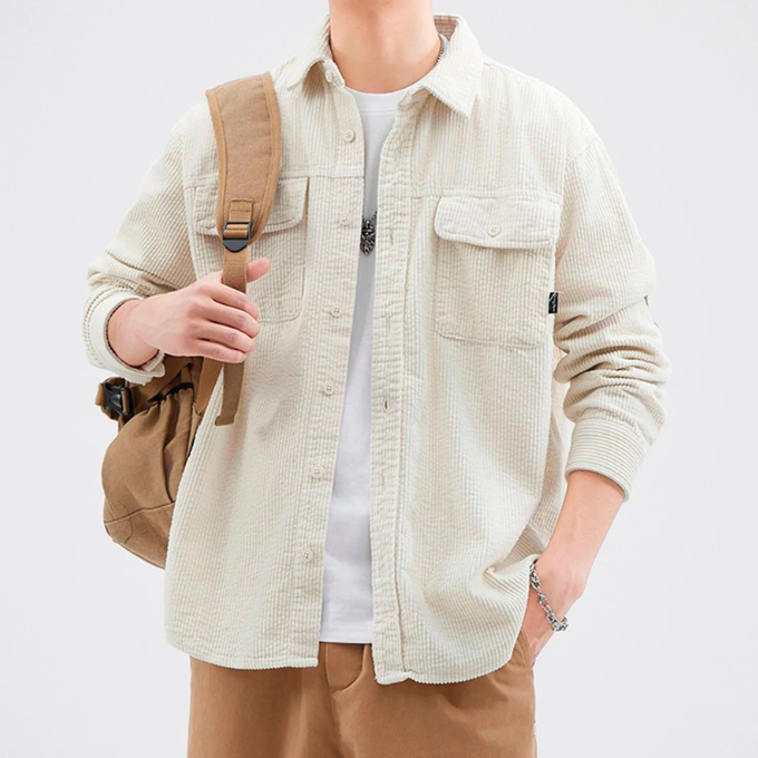 Redwood Corduroy Button-Up