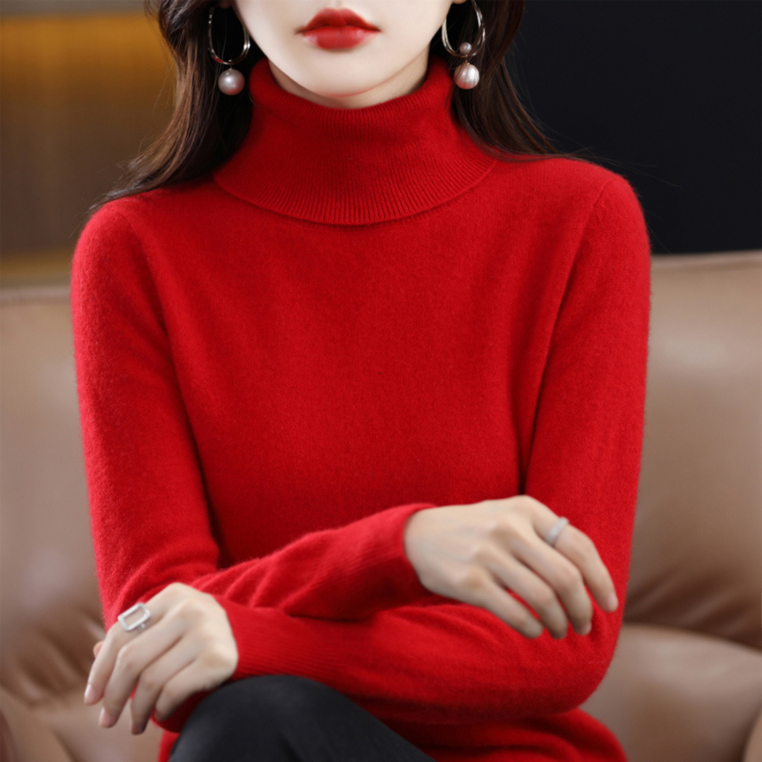 Elena Cashmere Turtleneck