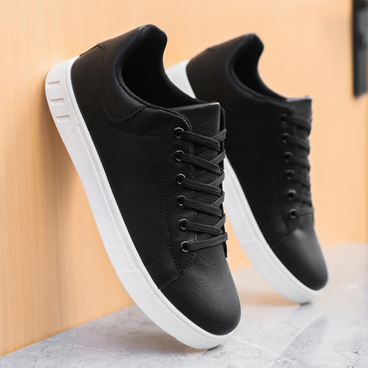 Vance Leather Trainers