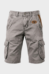 Men's Cargo Shorts with Pockets and Belt