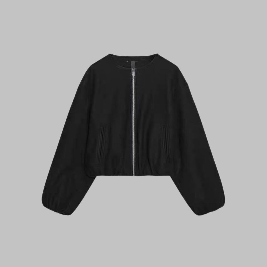 Ovalie | Cropped Zip Jacket