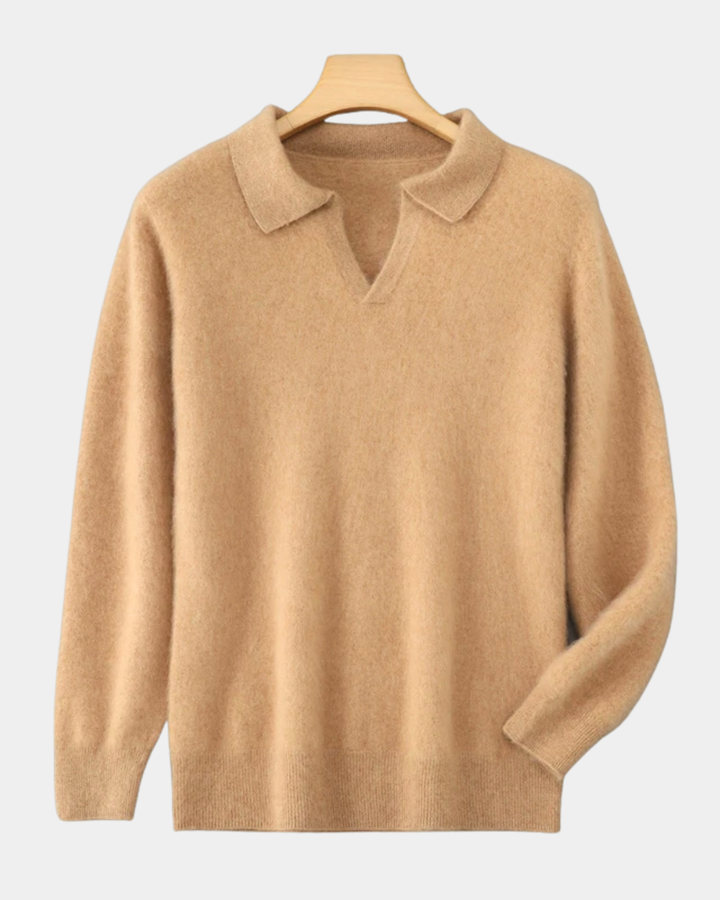Ashford Cashmere Polo Sweater