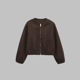 Ovalie | Cropped Zip Jacket