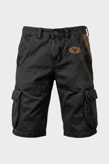 Men's Cargo Shorts with Pockets and Belt