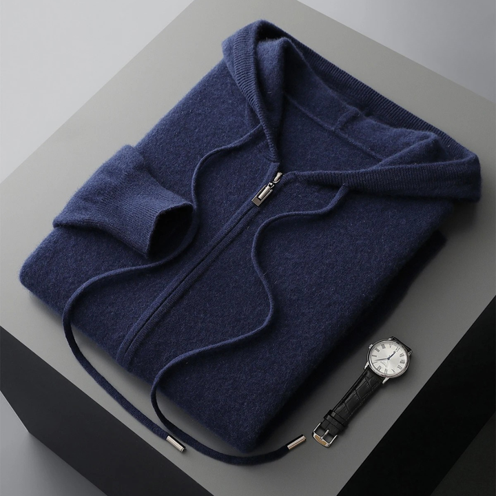 Harrow Cashmere Zip Hoodie