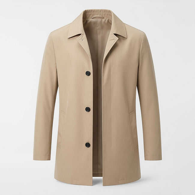 Men's Mid Length Trench Coat