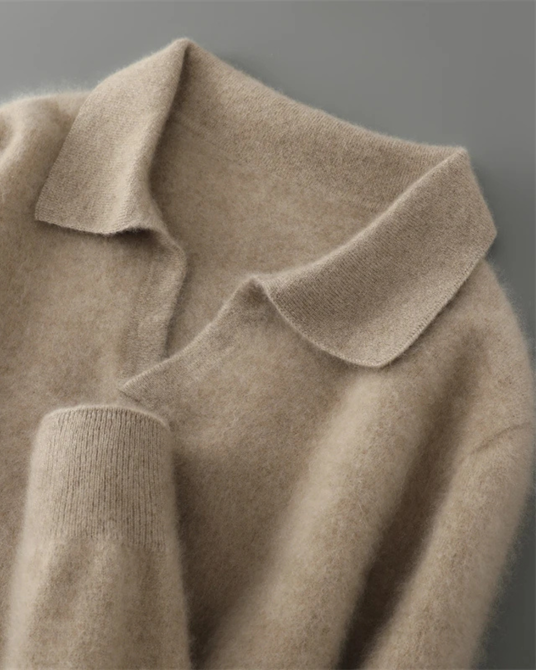 Ashford Cashmere Polo Sweater