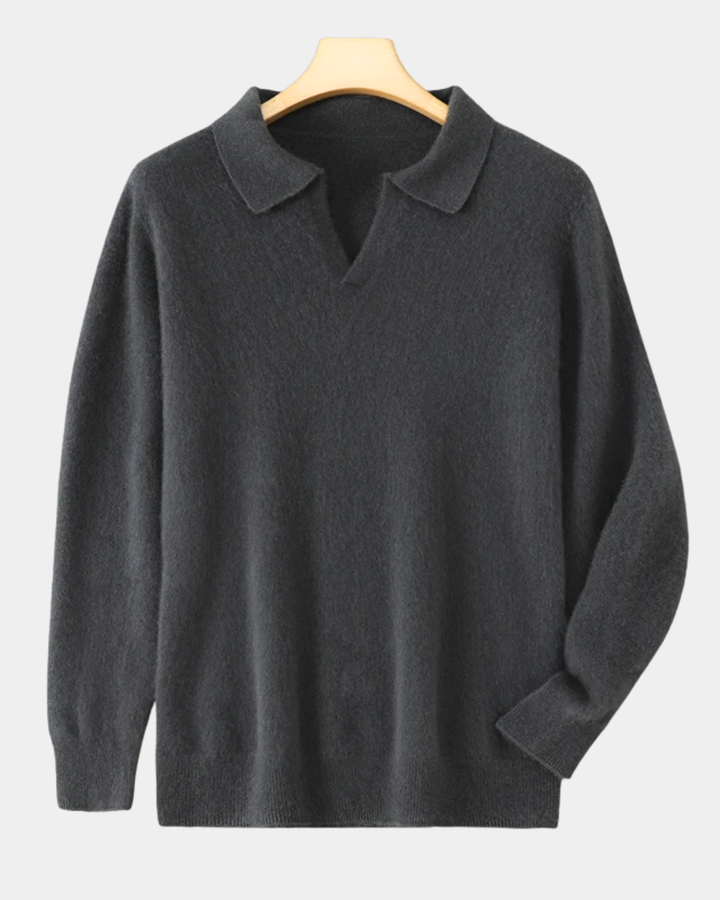 Ashford Cashmere Polo Sweater