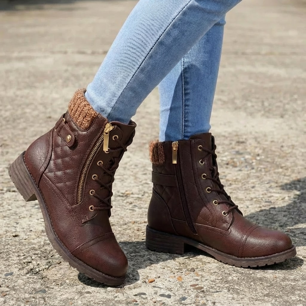 Valencia Women's Leather Ankle Boots