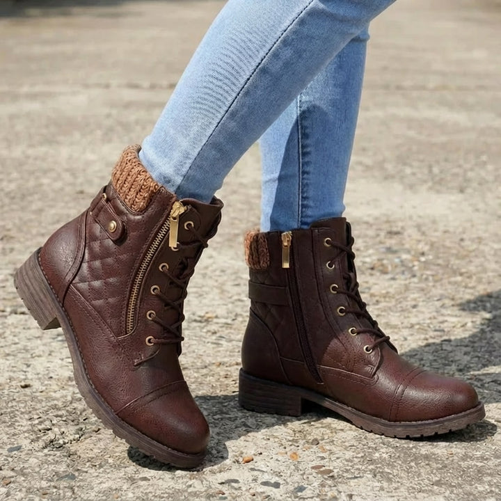 Valencia Women's Leather Ankle Boots