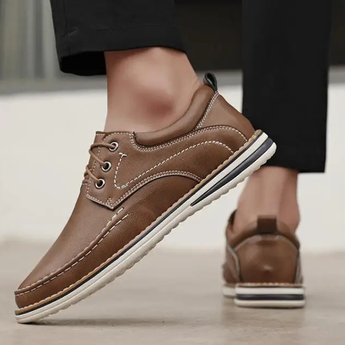 Monroe Leather Moc Oxfords
