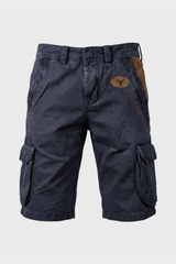 Men's Cargo Shorts with Pockets and Belt