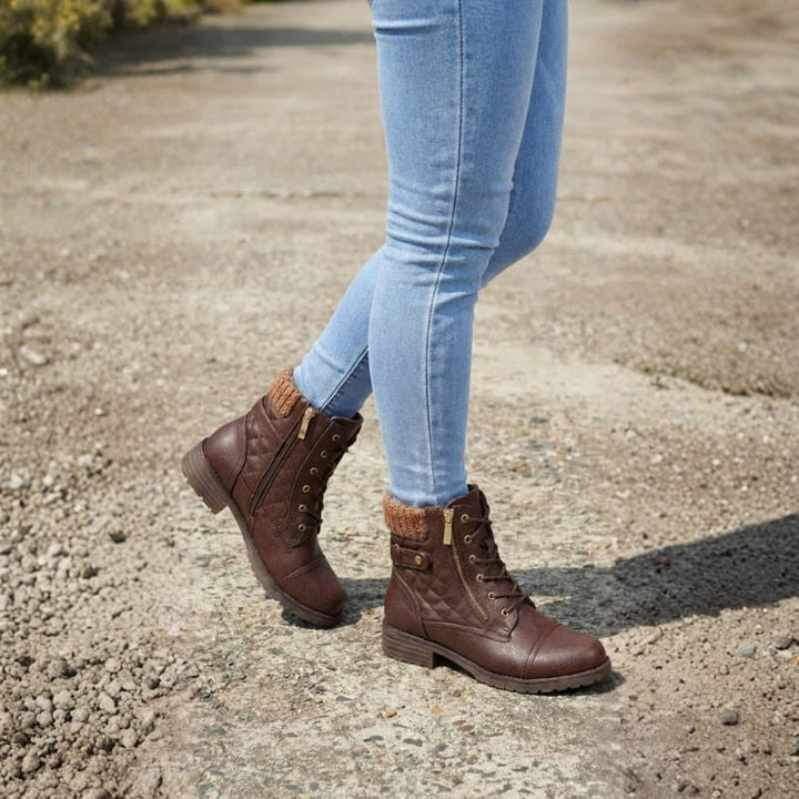 Valencia Women's Leather Ankle Boots