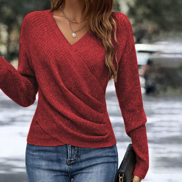 Velisse | Wrap Knit Sweater