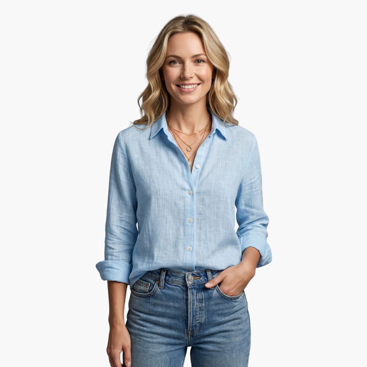 Luneria | Relaxed Fit Button-Down Women’s Shirt