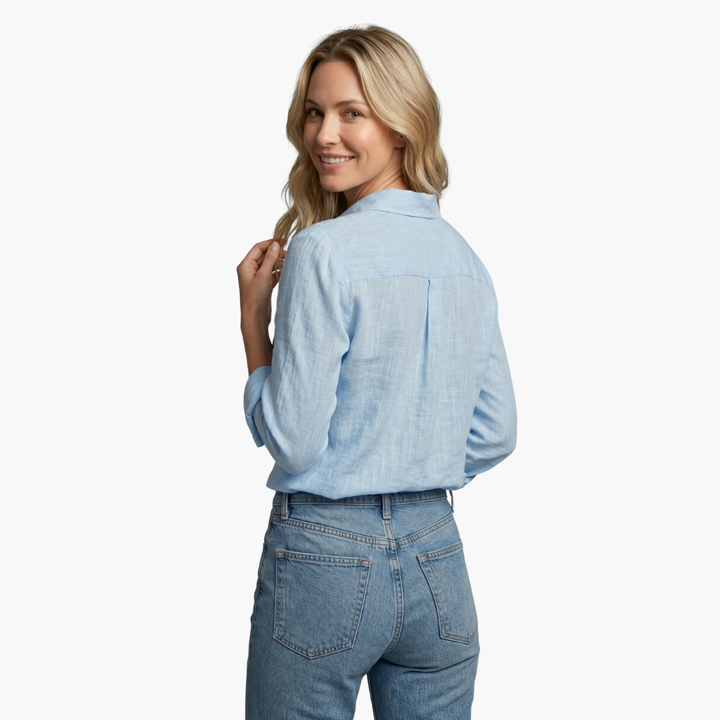Luneria | Relaxed Fit Button-Down Women’s Shirt