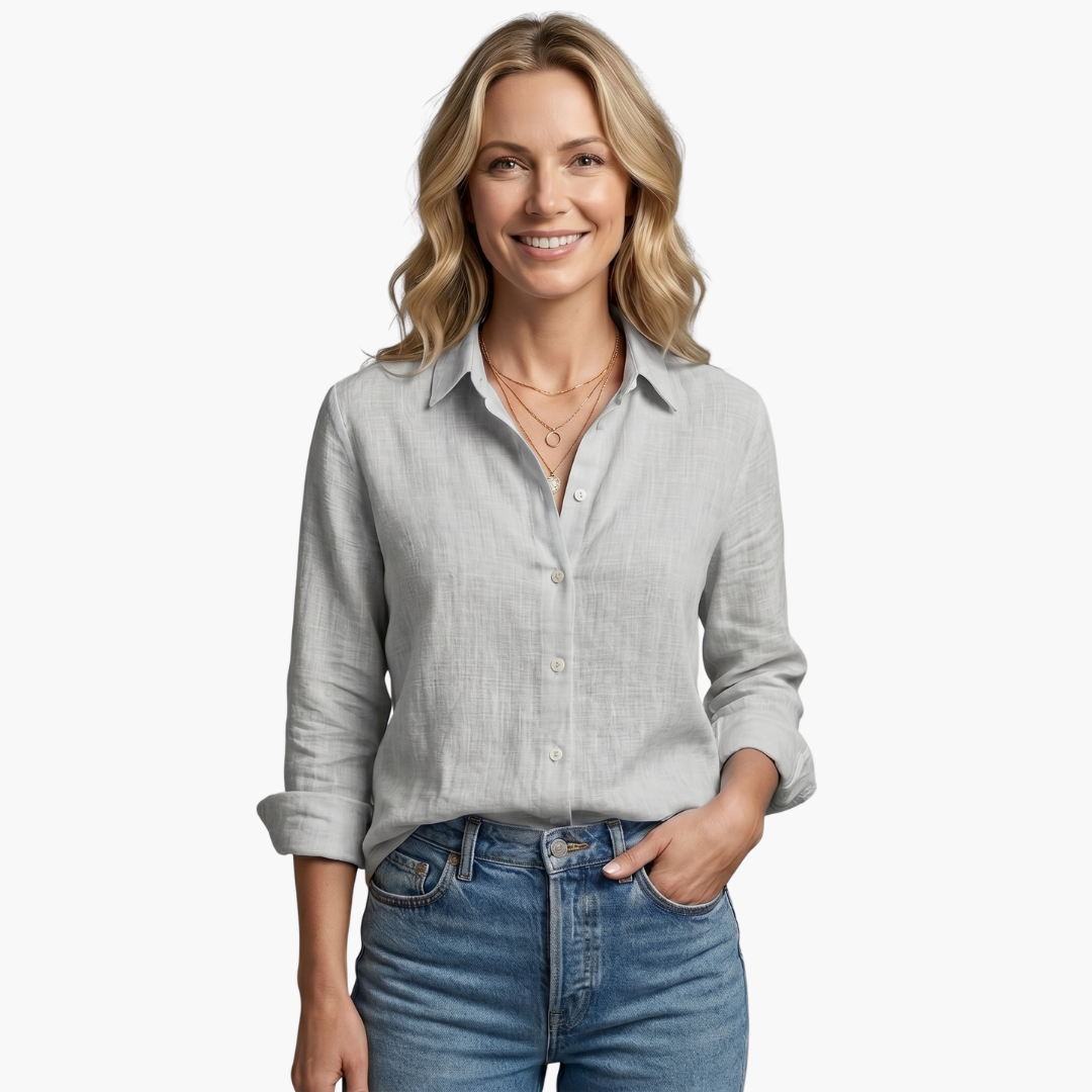 Luneria | Relaxed Fit Button-Down Women’s Shirt