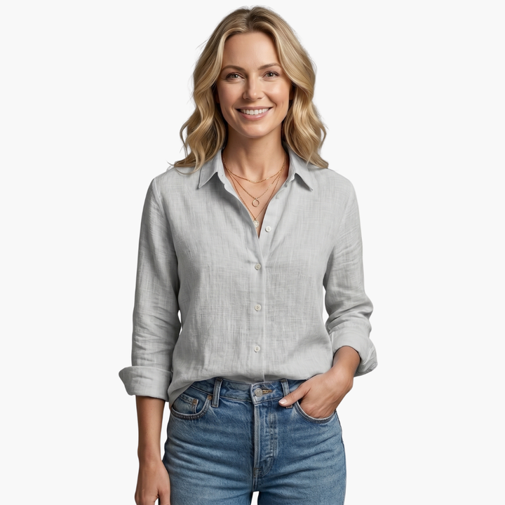 Luneria | Relaxed Fit Button-Down Women’s Shirt