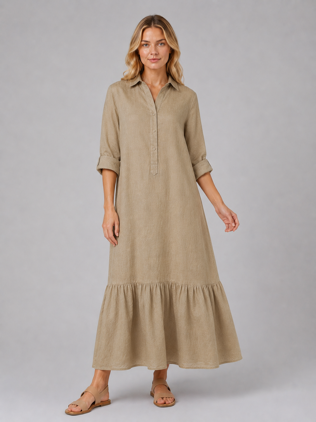 Theodora Tiered Maxi Dress
