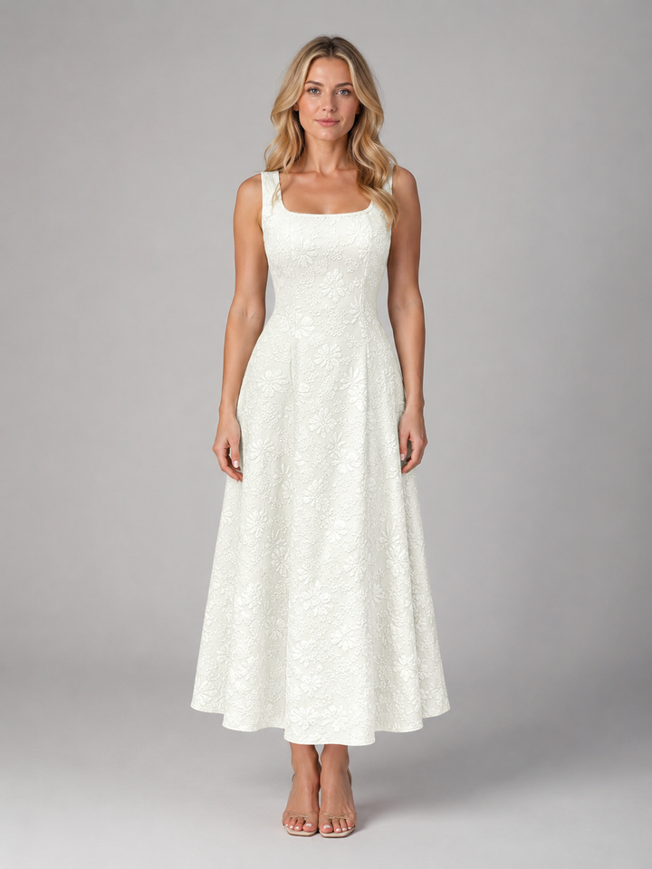 Cosima Jacquard Midi Dress