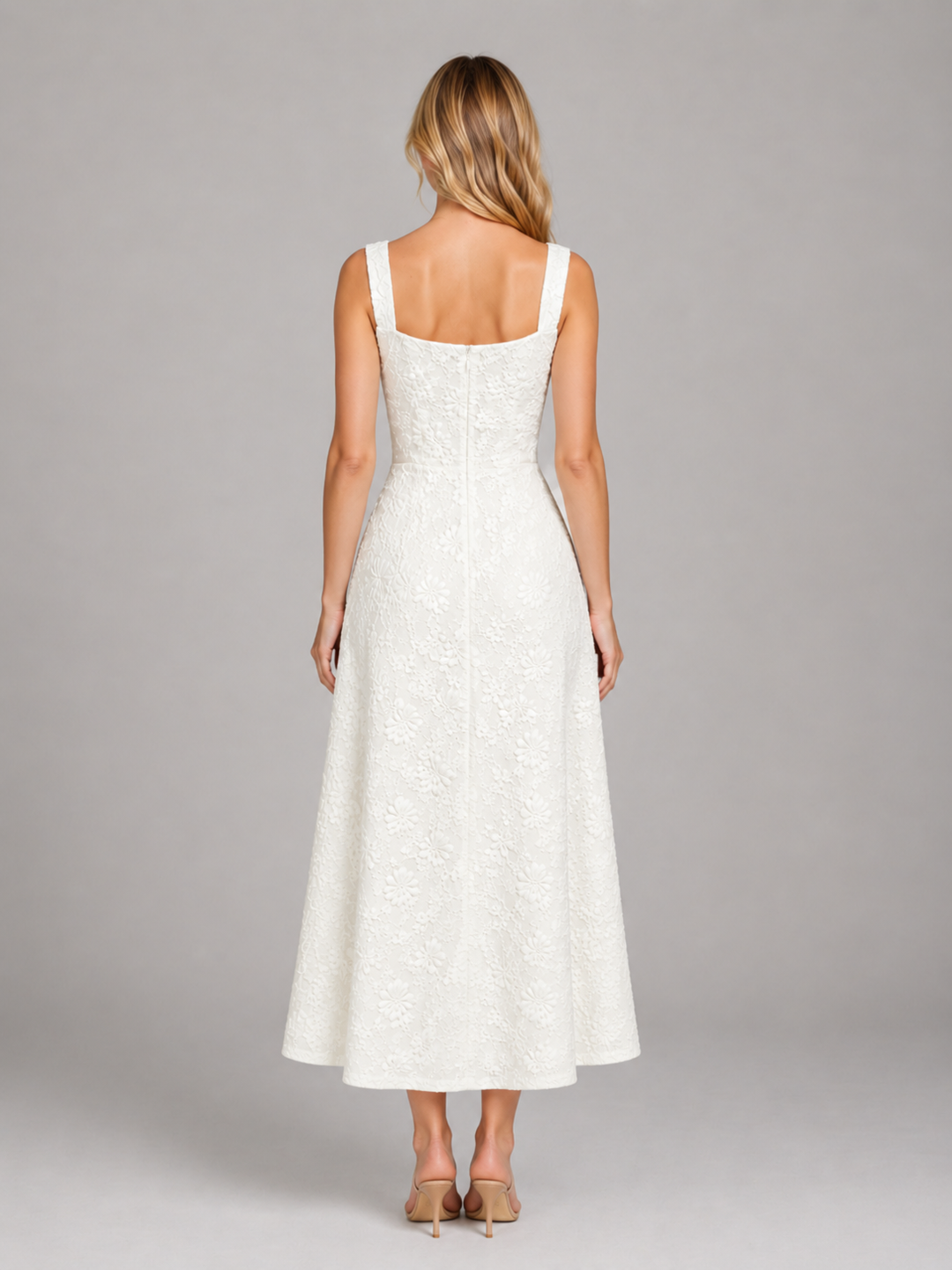 Cosima Jacquard Midi Dress