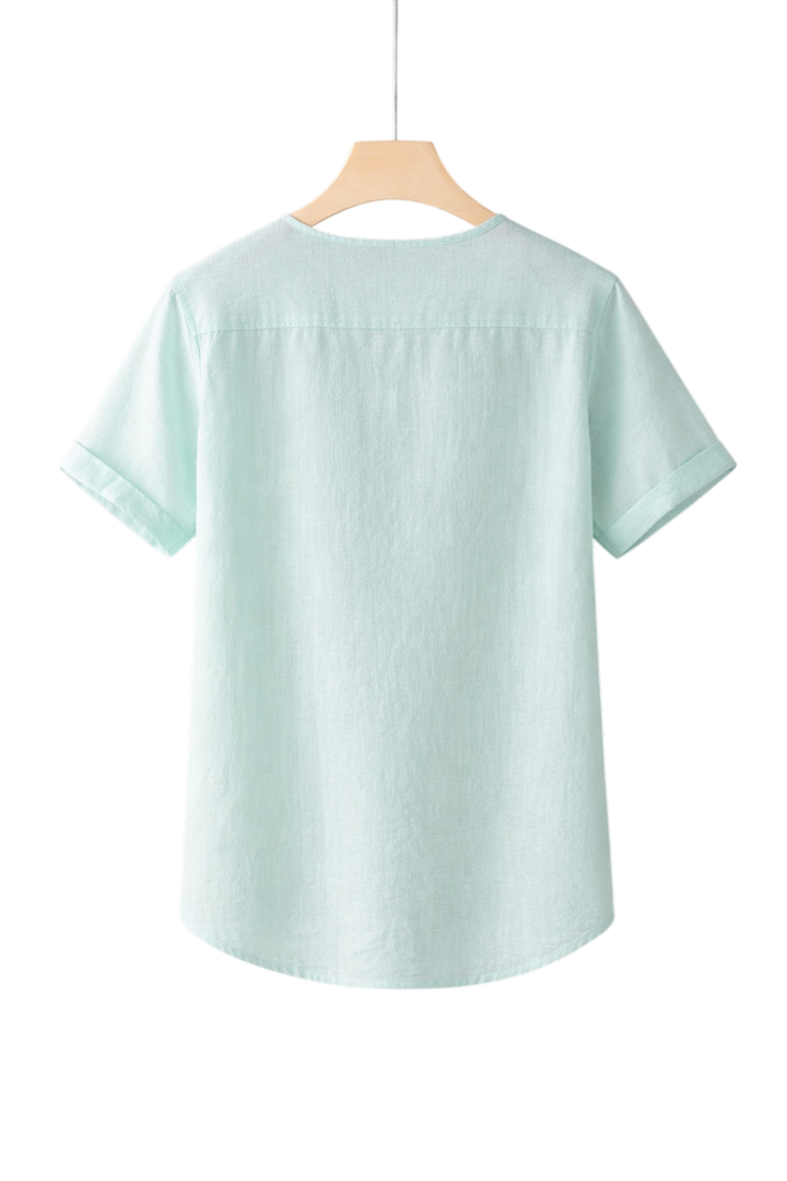 Horizon Henley Linen Shirt