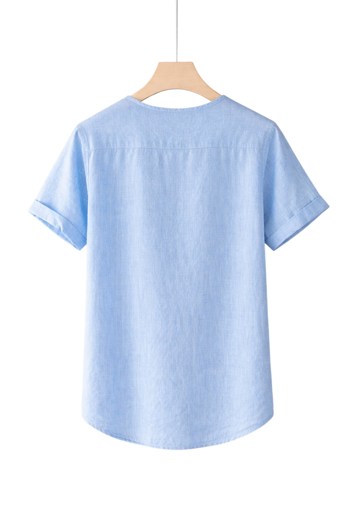 Horizon Henley Linen Shirt