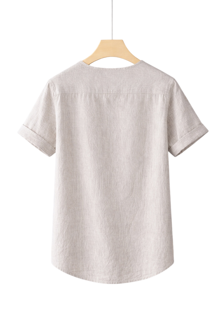 Horizon Henley Linen Shirt