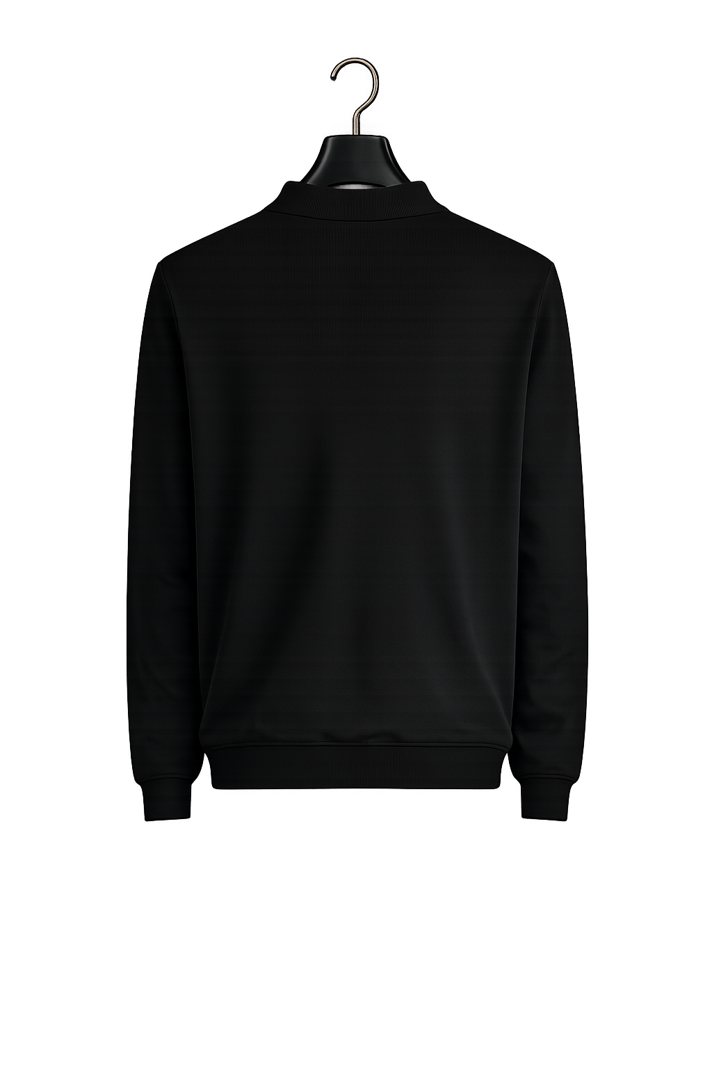 Ribbed Polo Cotton Sweater