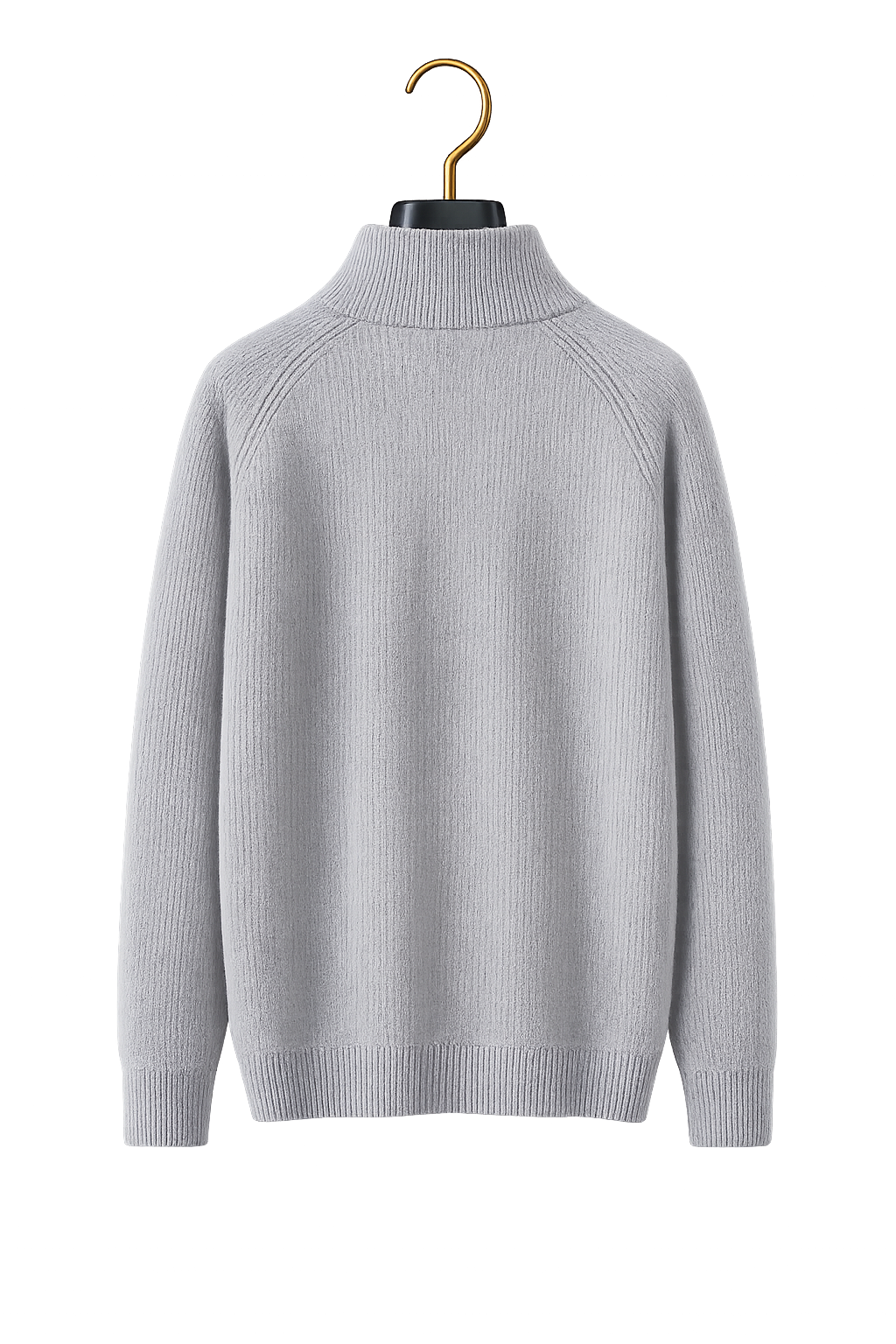 Maison Cashmere Mock-Neck Henley