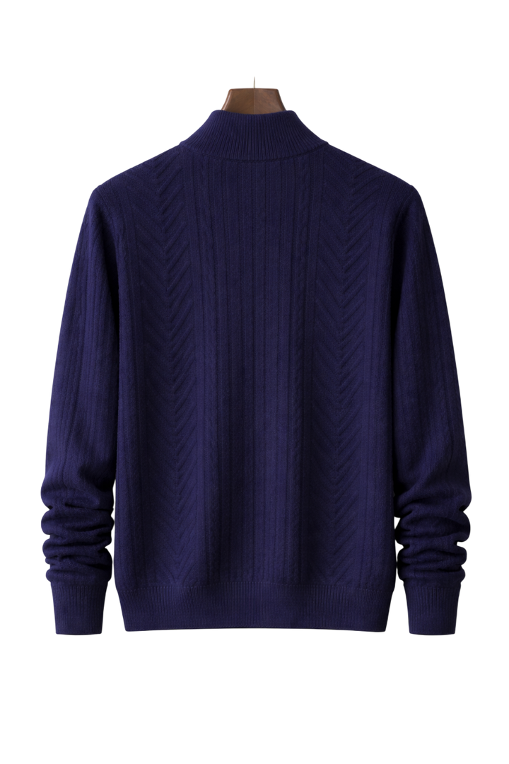 Nocturne Rib Wool Quarter-Zip