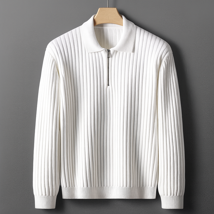 Portwell Rib Knit Zip