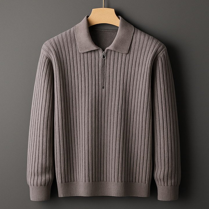Portwell Rib Knit Zip