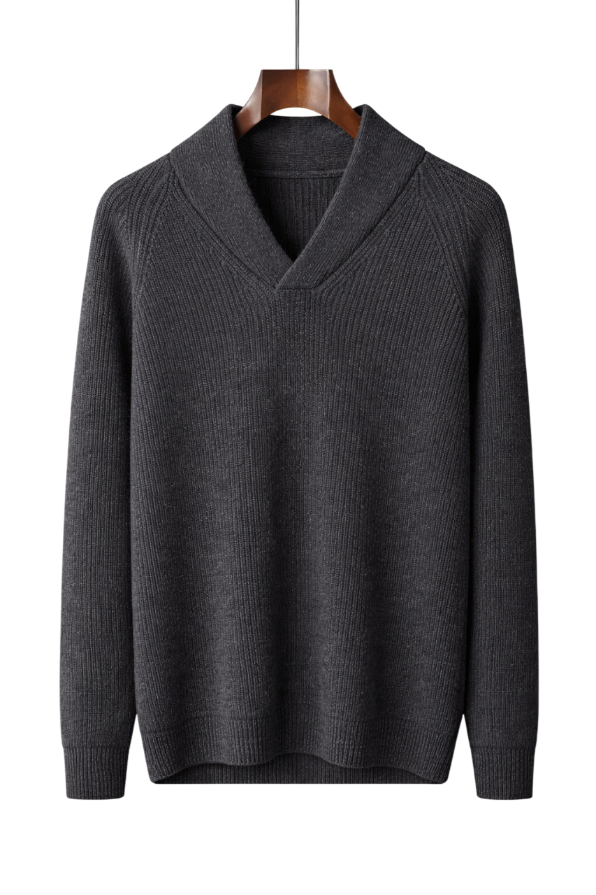 V-Neck Knit Sweater