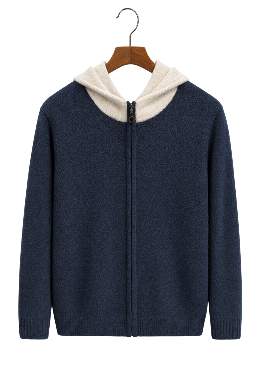 Montclair Maison Cashmere Zip Hoodie